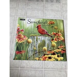 Songbirds 2023 Wall Calendar Artwork By Susan Bourdet New in protective sleeve
